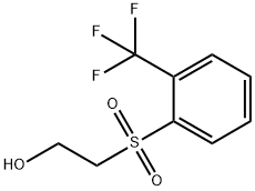 2-TRIFLUOROMETHYLPHENYLSULFONYLETHANOL Struktur