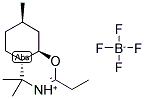 (4AS,7R,8AR)-2-ETHYL-4A,5,7,8,8A-PENTAHYDRO-4,4,7-TRIMETHYL-4H-[1,3]-BENZOXAZINIUM TETRAFLUOROBORATE Struktur