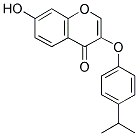 7-HYDROXY-3-(4-ISOPROPYL-PHENOXY)-CHROMEN-4-ONE Struktur