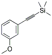 [(3-METHOXYPHENYL)ETHYNYL]-TRIMETHYLSILANE Struktur