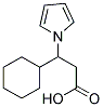 3-CYCLOHEXYL-3-(1H-PYRROL-1-YL)PROPANOIC ACID Struktur