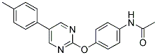 N-(4-([5-(4-METHYLPHENYL)PYRIMIDIN-2-YL]OXY)PHENYL)ACETAMIDE Struktur