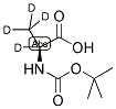 L-ALANINE-2,3,3,3-D4-N-T-BOC Struktur