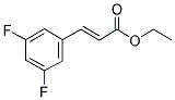 3-(3,5-DIFLUORO-PHENYL)-ACRYLIC ACID ETHYL ESTER Struktur