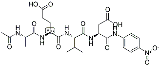 AC-ALA-GLU-VAL-ASP-PARANITROANILIDE Struktur