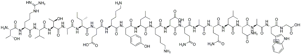 H-THR-ARG-VAL-THR-ALA-ILE-GLU-LYS-TYR-LEU-LYS-ASP-GLN-ALA-GLN-LEU-ASN-ALA-TRP-GLY-OH Struktur