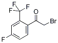 4-FLUORO-2-(TRIFLUOROMETHYL)PHENACYL BROMIDE Struktur