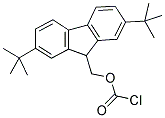 2,7-DI(TERT-BUTYL)FLUORENYLMETHOXYCARBONYL CHLORIDE Struktur