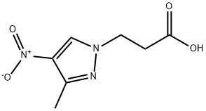 3-(3-METHYL-4-NITRO-PYRAZOL-1-YL)-PROPIONIC ACID Struktur