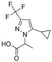 2-(5-CYCLOPROPYL-3-TRIFLUOROMETHYL-PYRAZOL-1-YL)-PROPIONIC ACID Struktur