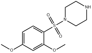 1-(2,4-DIMETHOXY-BENZENESULFONYL)-PIPERAZINE Struktur