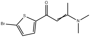 (E)-1-(5-BROMO-2-THIENYL)-3-(DIMETHYLAMINO)-2-BUTEN-1-ONE Struktur