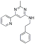 2-METHYL-N-(2-PHENYLETHYL)-6-PYRIDIN-2-YLPYRIMIDIN-4-AMINE Struktur