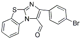 2-(4-BROMO-PHENYL)-BENZO[D]IMIDAZO[2,1-B]THIAZOLE-3-CARBALDEHYDE Struktur