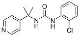 N-[DIMETHYL-(PYRIDIN-4-YL)METHYL]-N'-(2-CHLOROPHENYL)UREA Struktur