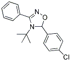 4-TERT-BUTYL-5-(4-CHLOROPHENYL)-3-PHENYL-4,5-DIHYDRO-1,2,4-OXADIAZOLE Struktur