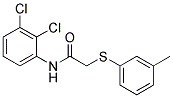 N-(2,3-DICHLOROPHENYL)-2-[(3-METHYLPHENYL)SULFANYL]ACETAMIDE Struktur