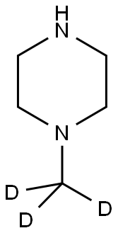 N-METHYL-D3-PIPERAZINE Struktur