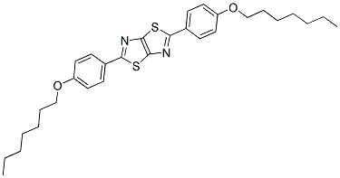 2,5-BIS(4-(HEPTYLOXY)PHENYL)THIAZOLO[5,4-D]THIAZOLE Struktur