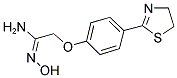 2-[4-(2-THIAZOLIN-2-YL)PHENOXY]ACETAMIDOXIME Struktur