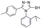 4-(2-ISOPROPYL-PHENYL)-5-P-TOLYL-4H-[1,2,4]TRIAZOLE-3-THIOL Struktur