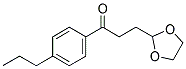 3-(1,3-DIOXOLAN-2-YL)-4'-N-PROPYLPROPIOPHENONE Struktur