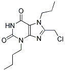 3-BUTYL-8-(CHLOROMETHYL)-7-PROPYL-3,7-DIHYDRO-1H-PURINE-2,6-DIONE Struktur