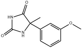 5-(3-METHOXYPHENYL)-5-METHYLIMIDAZOLIDINE-2,4-DIONE Struktur