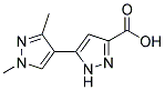 1',3'-DIMETHYL-2H,1'H-[3,4']BIPYRAZOLYL-5-CARBOXYLIC ACID Struktur