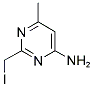 2-(IODOMETHYL)-6-METHYL-4-PYRIMIDINYLAMINE Struktur