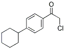 2-CHLORO-1-(4-CYCLOHEXYL-PHENYL)-ETHANONE Struktur