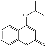 4-(ISOPROPYLAMINO)-2H-CHROMEN-2-ONE Struktur