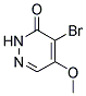 4-BROMO-5-METHOXY-3(2H)-PYRIDAZINONE Struktur