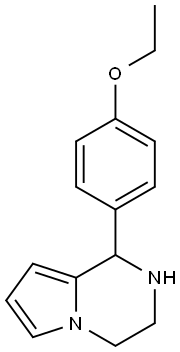 1-(4-ETHOXYPHENYL)-1,2,3,4-TETRAHYDROPYRROLO[1,2-A]PYRAZINE Struktur