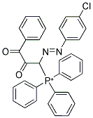 (1-[(4-CHLOROPHENYL)DIAZENYL]-2,3-DIOXO-3-PHENYLPROPYL)(TRIPHENYL)PHOSPHONIUM Struktur