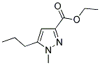 ETHYL 1-METHYL-5-PROPYL-1H-PYRAZOLE-3-CARBOXYLATE Struktur