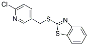 1,3-BENZOTHIAZOL-2-YL (6-CHLORO-3-PYRIDINYL)METHYL SULFIDE Struktur