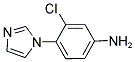 [3-CHLORO-4-(1H-IMIDAZOL-1-YL)PHENYL]AMINE Struktur