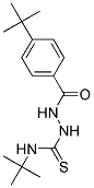 N-(TERT-BUTYL)-2-(4-TERT-BUTYLBENZOYL)HYDRAZINECARBOTHIOAMIDE Struktur