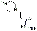 3-(4-METHYL-PIPERAZIN-1-YL)-PROPIONIC ACID HYDRAZIDE Struktur