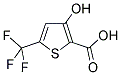 3-HYDROXY-5-TRIFLUOROMETHYLTHIOPHENE-2-CARBOXYLIC ACID Struktur