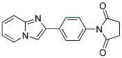 1-(4-IMIDAZO[1,2-A]PYRIDIN-2-YLPHENYL)-2,5-PYRROLIDINEDIONE Struktur