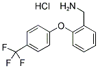 2-[4-(TRIFLUOROMETHYL)PHENOXY]BENZYLAMINE HYDROCHLORIDE Struktur