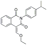 4-ETHOXYMETHYLENE-2-(4-ISOPROPYL-PHENYL)-4H-ISOQUINOLINE-1,3-DIONE Struktur