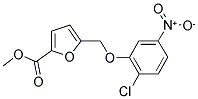 5-(2-CHLORO-5-NITRO-PHENOXYMETHYL)-FURAN-2-CARBOXYLIC ACID METHYL ESTER Struktur