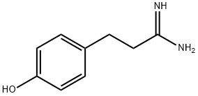 3-(4-HYDROXY-PHENYL)-PROPIONAMIDINE Struktur