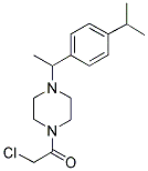 1-(CHLOROACETYL)-4-[1-(4-ISOPROPYLPHENYL)ETHYL]PIPERAZINE Struktur