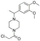 1-(CHLOROACETYL)-4-[1-(3,4-DIMETHOXYPHENYL)ETHYL]PIPERAZINE Struktur