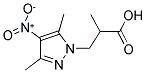 3-(3,5-DIMETHYL-4-NITRO-PYRAZOL-1-YL)-2-METHYL-PROPIONIC ACID Struktur