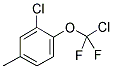 2-CHLORO-1-(CHLORO-DIFLUORO-METHOXY)-4-METHYL-BENZENE Struktur